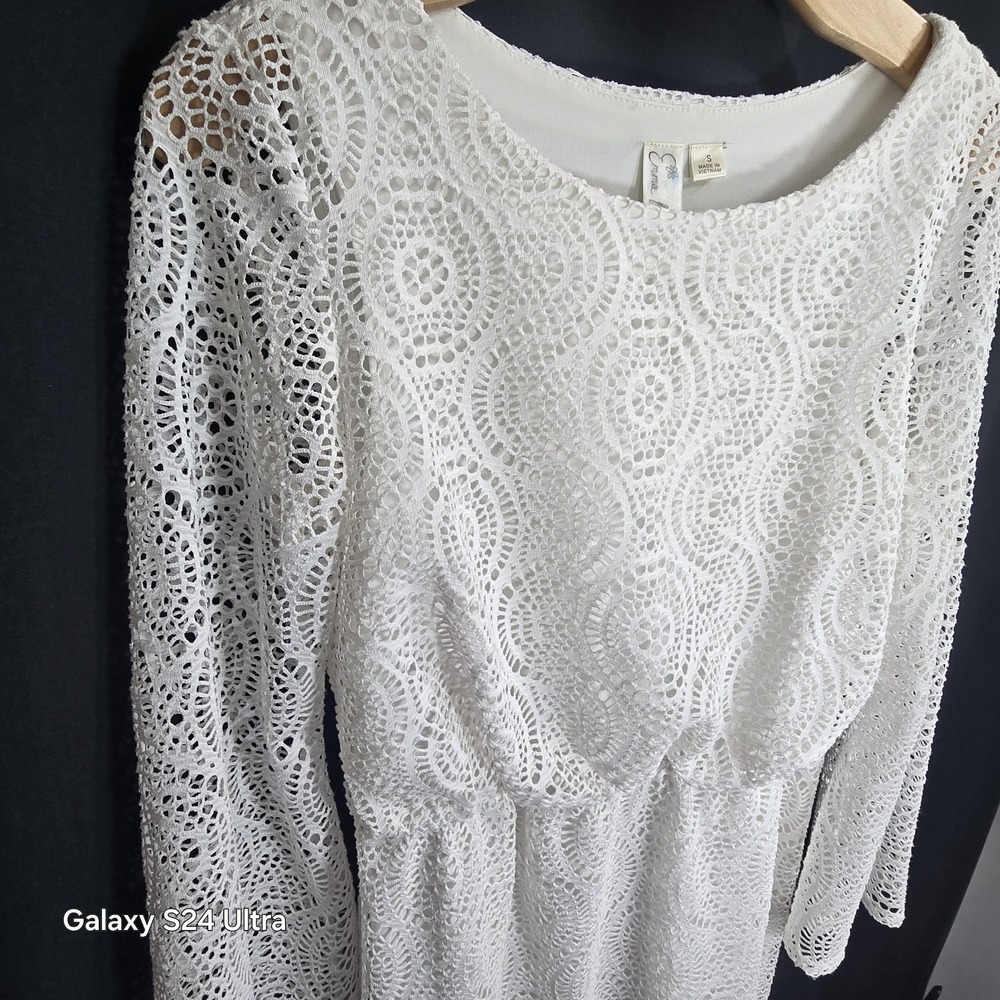 Emma & Michele All Over Lace Dress Womens Size S   Boho Hippie Beach Summer - Picture 4 of 13